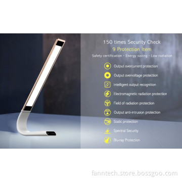 touch lamp dimmable USB rechargeable eye protection foldable 3 lighting modes and 6-level dimmer